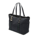 Gucci Medium Web Jolicoeur Tote Black GG Canvas — view 2