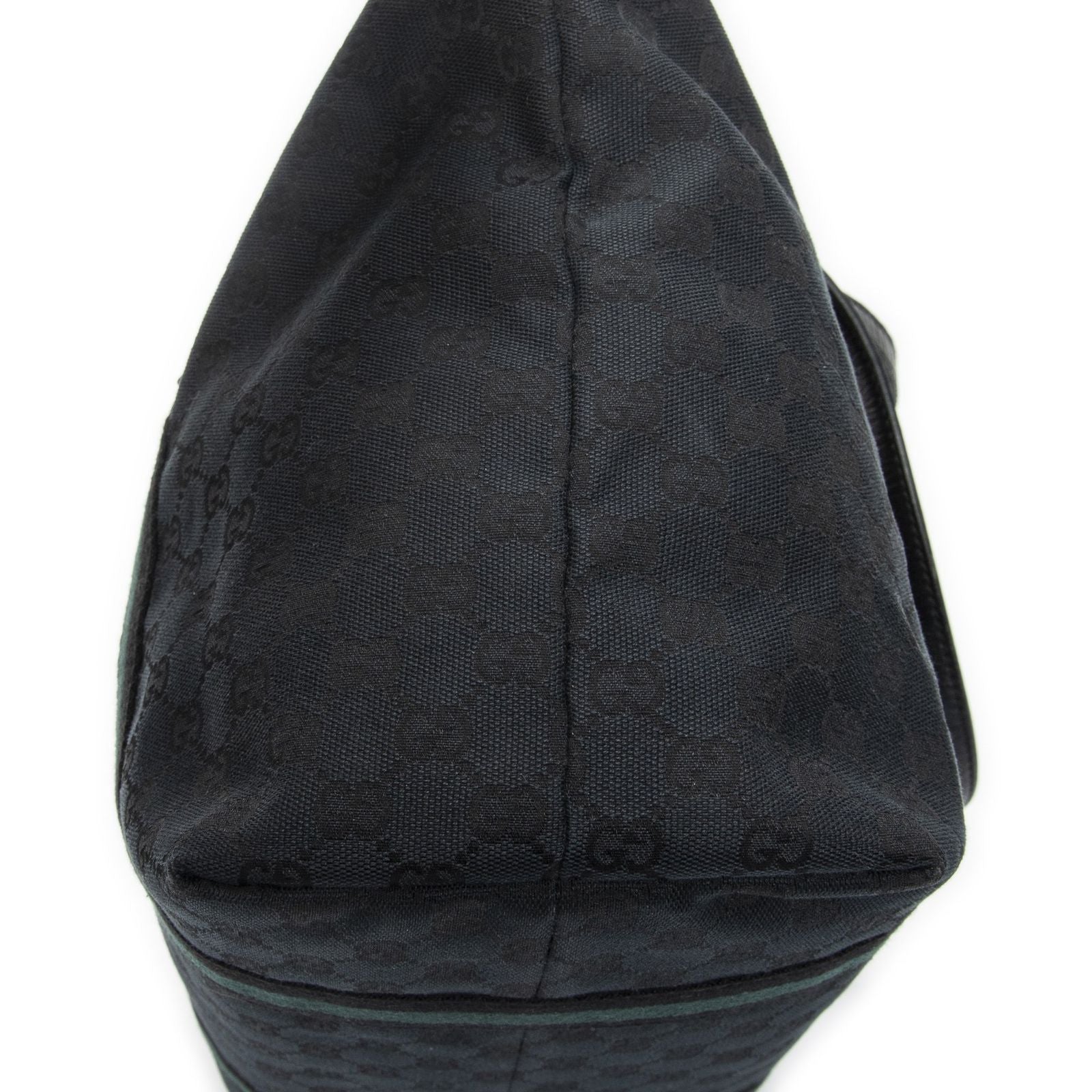 Gucci Medium Web Jolicoeur Tote Black GG Canvas — view 8