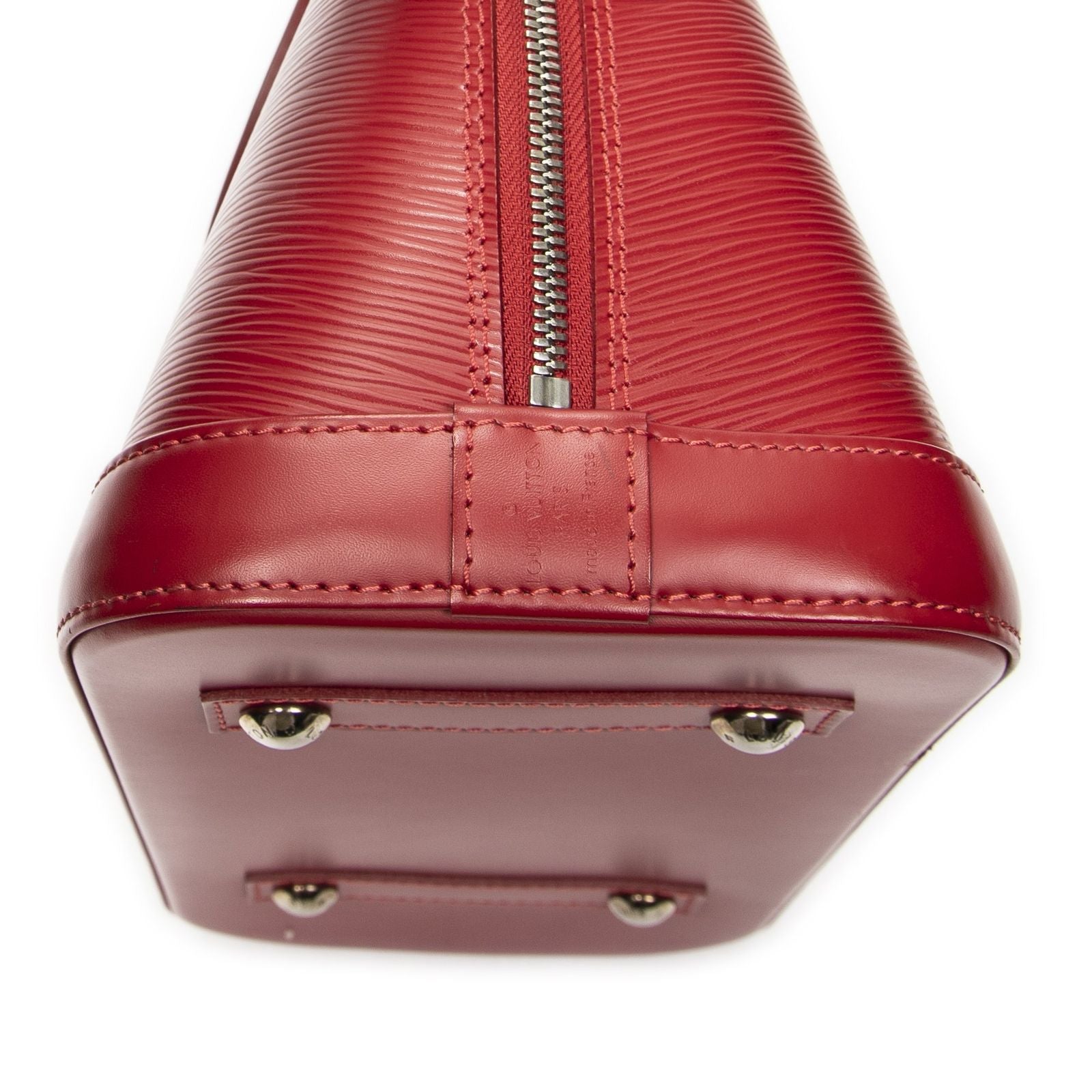 Louis Vuitton Alma Carmine Epi Handbag — view 7