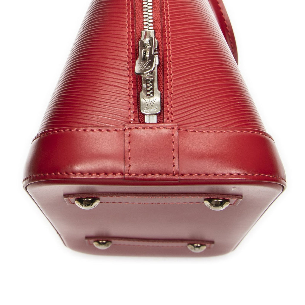 Louis Vuitton Alma Carmine Epi Handbag — view 8
