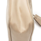Prada Mini Zip Beige Nylon Canvas Handbag — view 7
