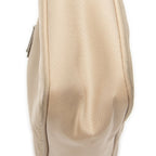 Prada Mini Zip Beige Nylon Canvas Handbag — view 8