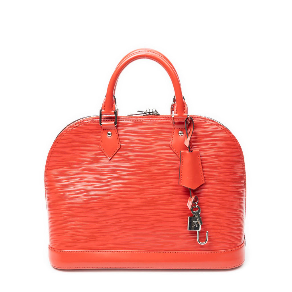 Louis Vuitton Alma Coquelicot Epi Handbag