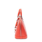 Louis Vuitton Alma Coquelicot Epi Handbag — view 3