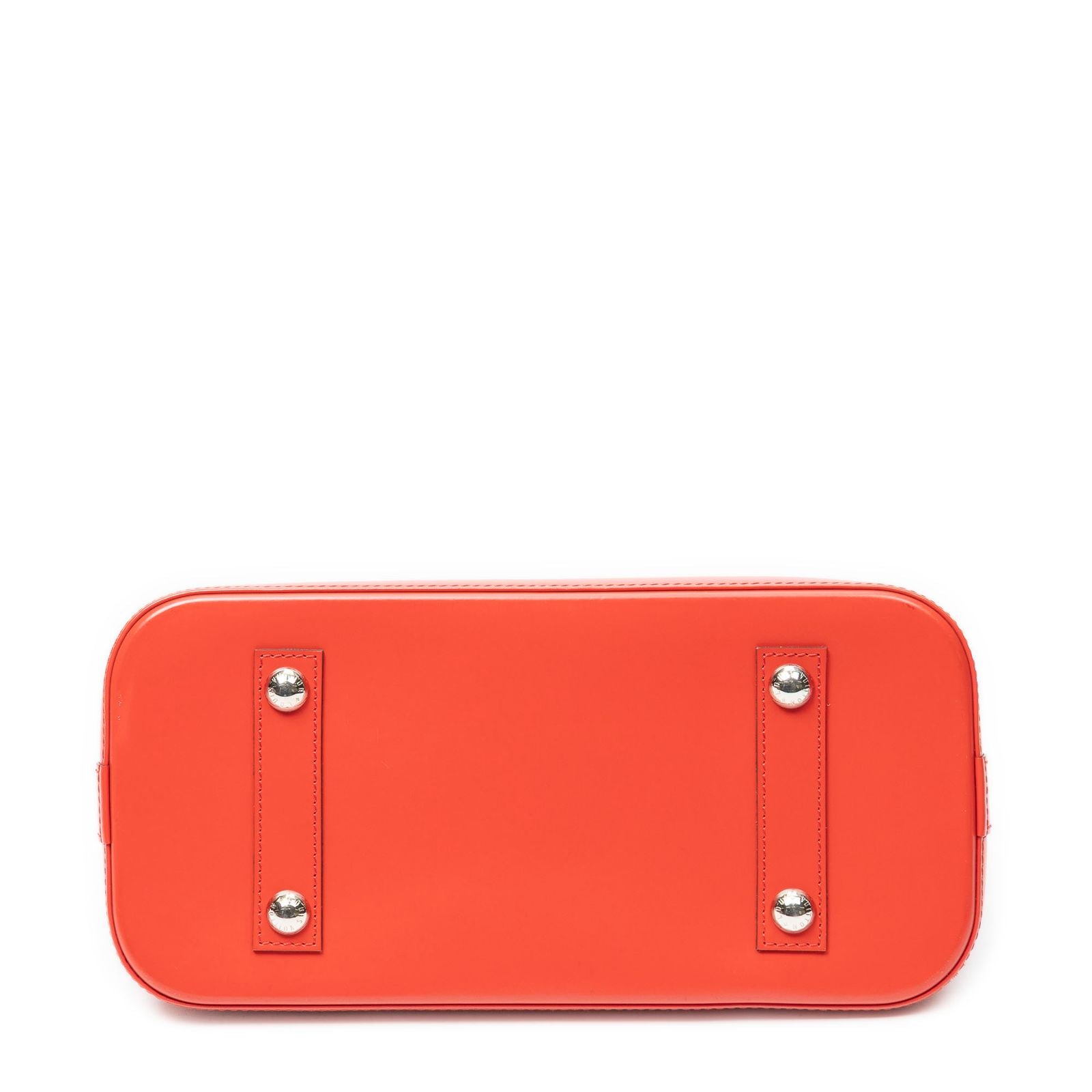 Louis Vuitton Alma Coquelicot Epi Handbag — view 6