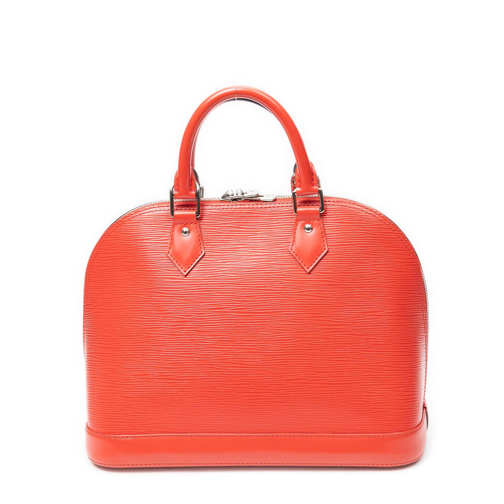 Louis Vuitton Alma Coquelicot Epi Handbag — view 5