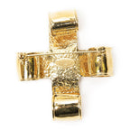 Chanel CC Cross Brooch Gold Plated — view 3