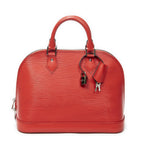 Louis Vuitton Alma Coquelicot Epi Handbag