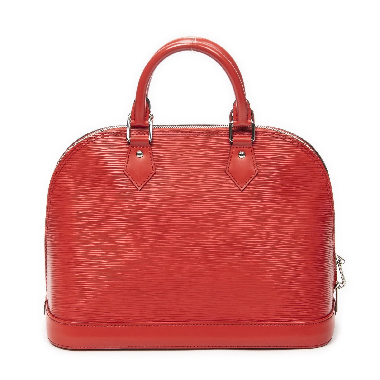 Louis Vuitton Alma Coquelicot Epi Handbag — view 5