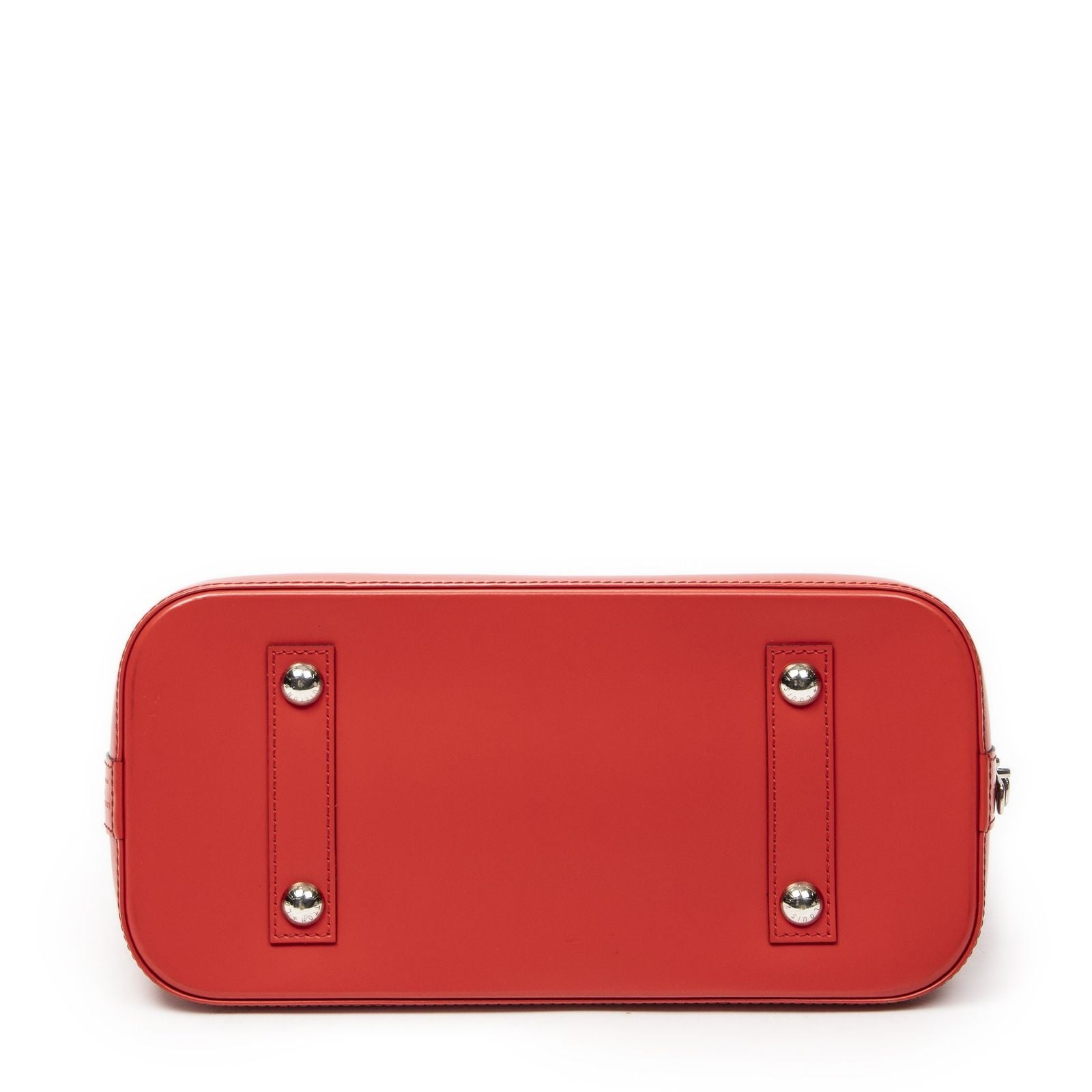 Louis Vuitton Alma Coquelicot Epi Handbag — view 6