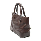 Loewe Vintage Anagram Tote Brown Calfskin Leather — view 2