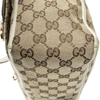 Gucci Abbey Pochette Ivory Beige GG Canvas Shoulder — view 8