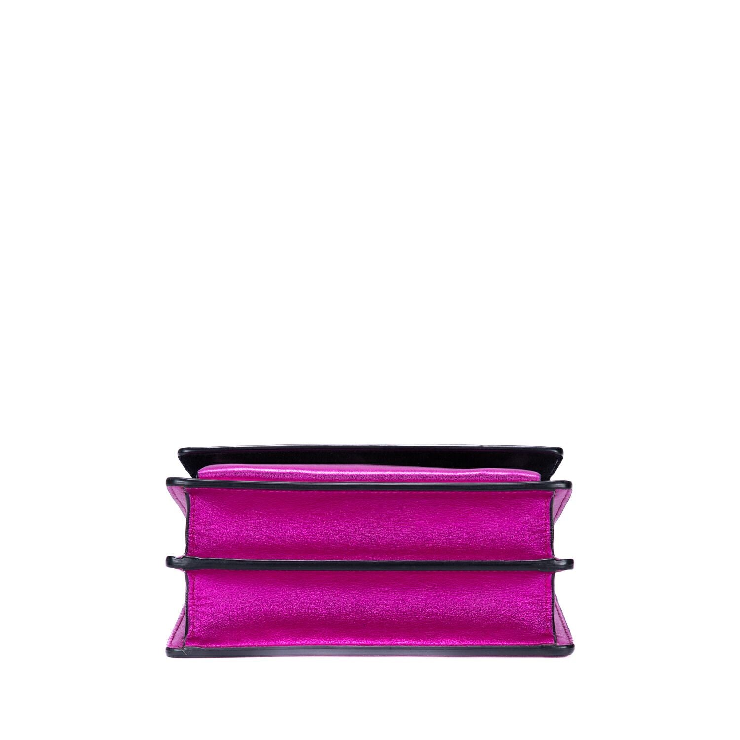 Saint Laurent Metallic Small Sunset Metallicpink Calfskina Shoulder — view 6