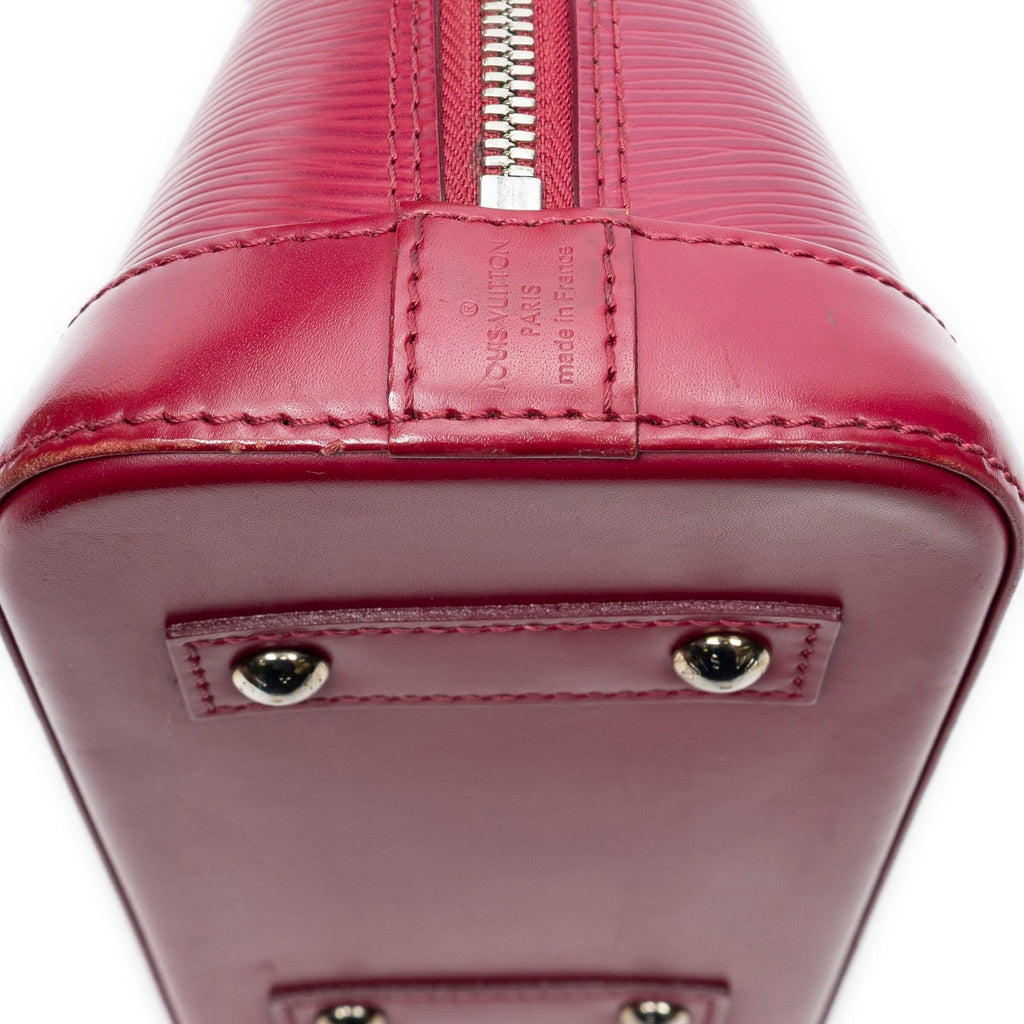 Louis Vuitton Alma Fuchsia Epi Handbag — view 7