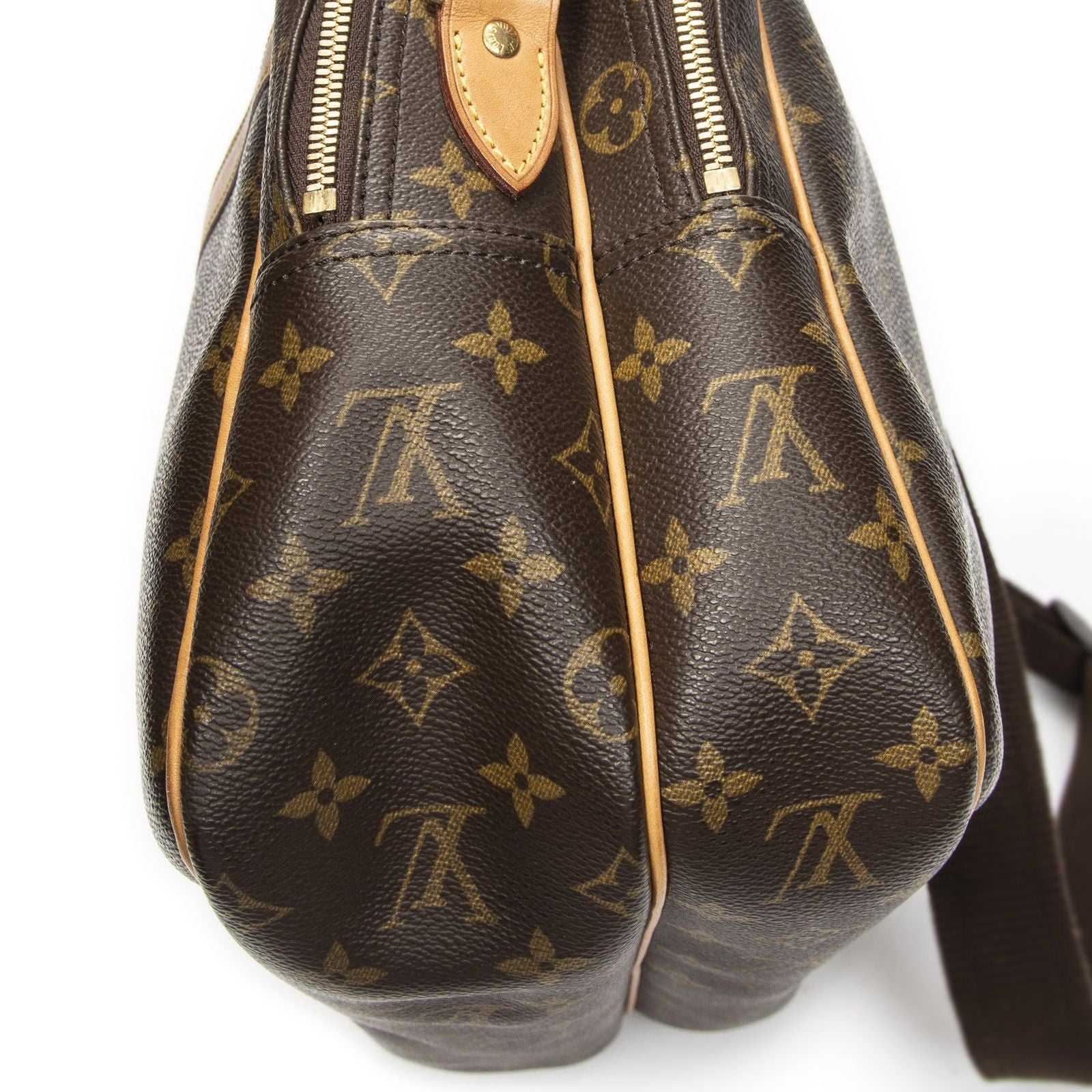 Louis Vuitton Reporter Brown Monogram Canvas Shoulder — view 8