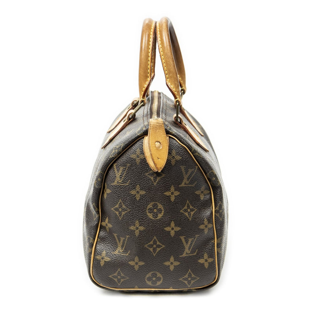 Louis Vuitton Speedy Brown Monogram Canvas Handbag — view 3