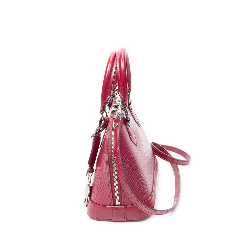 Louis Vuitton Alma Fuchsia Epi Handbag — view 3