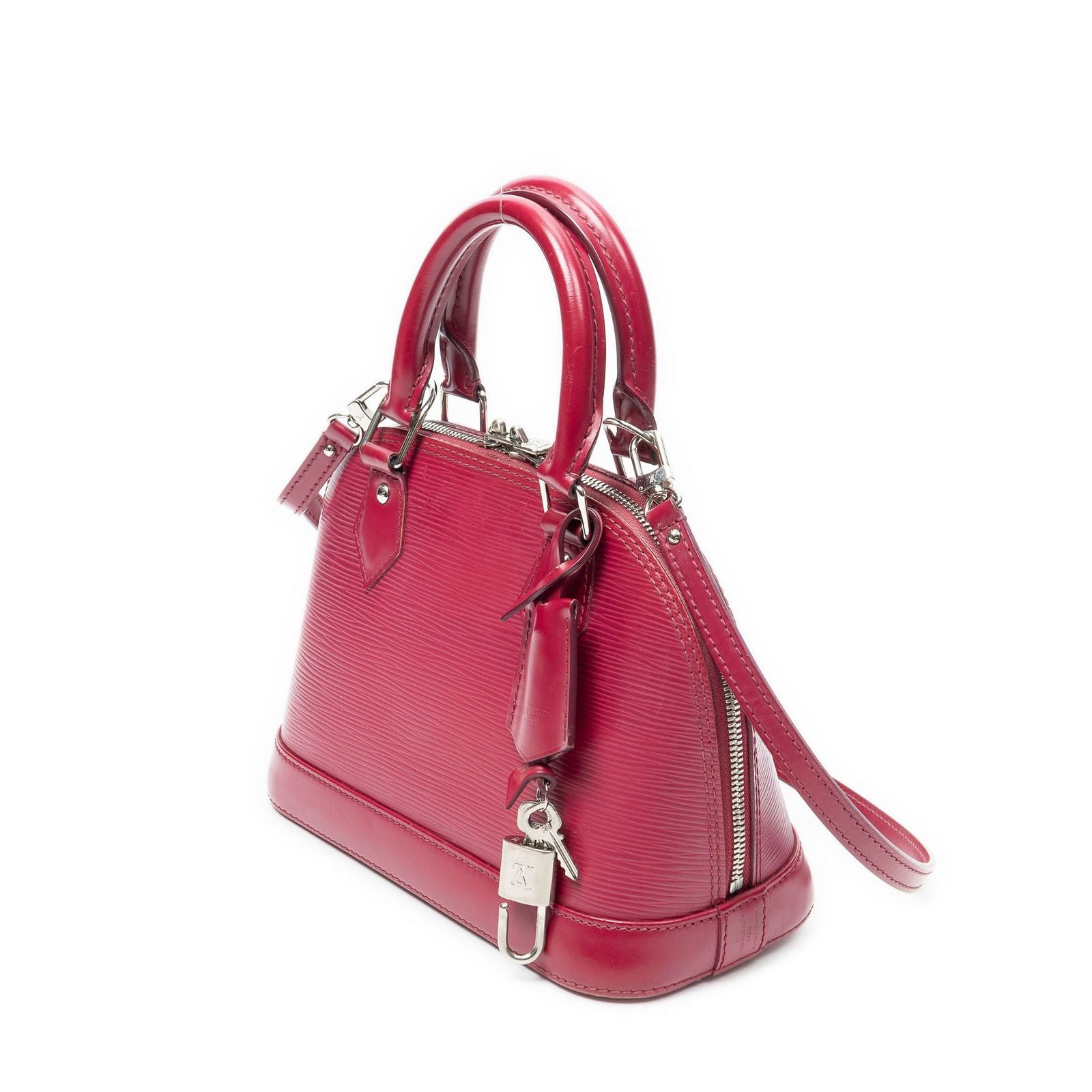 Louis Vuitton Alma Fuchsia Epi Handbag — view 2