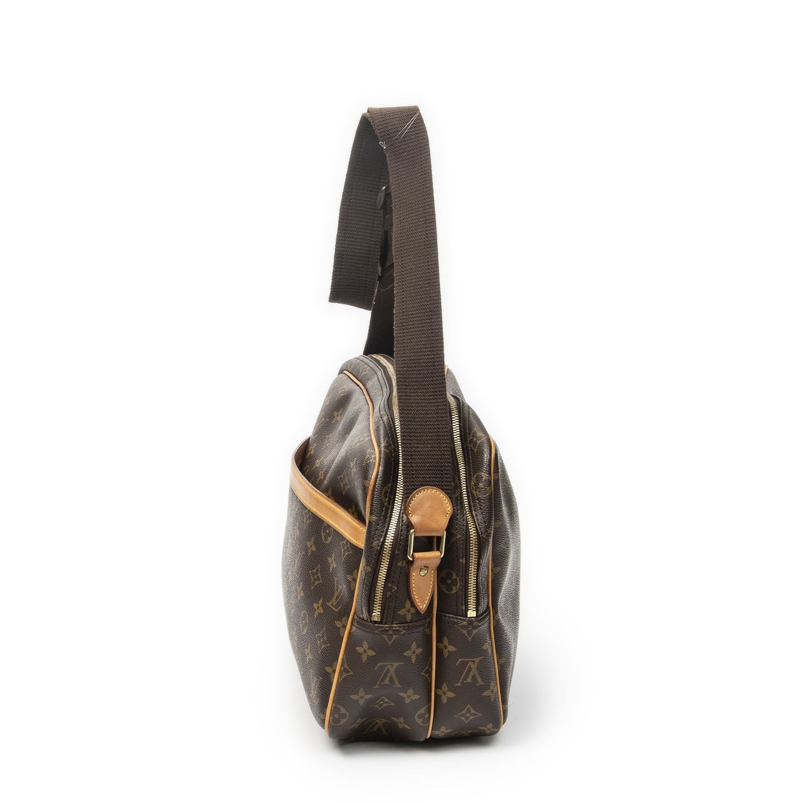 Louis Vuitton Reporter Brown Monogram Canvas Shoulder — view 3