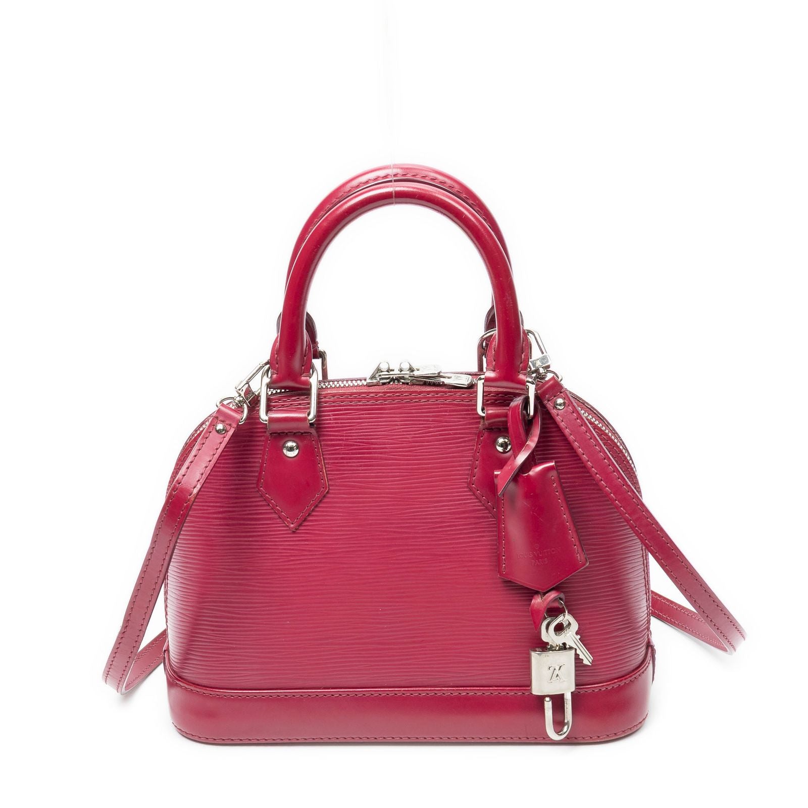 Louis Vuitton Alma Fuchsia Epi Handbag
