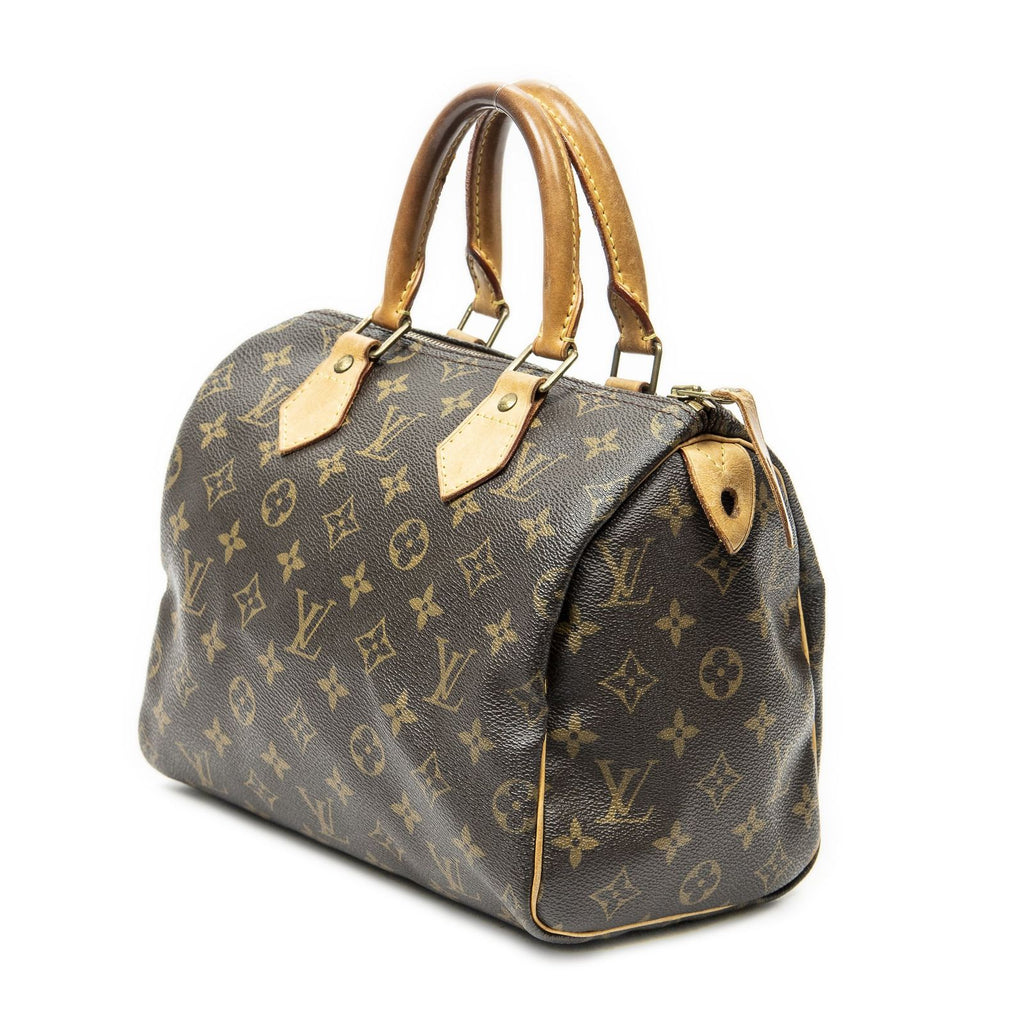 Louis Vuitton Speedy Brown Monogram Canvas Handbag — view 2