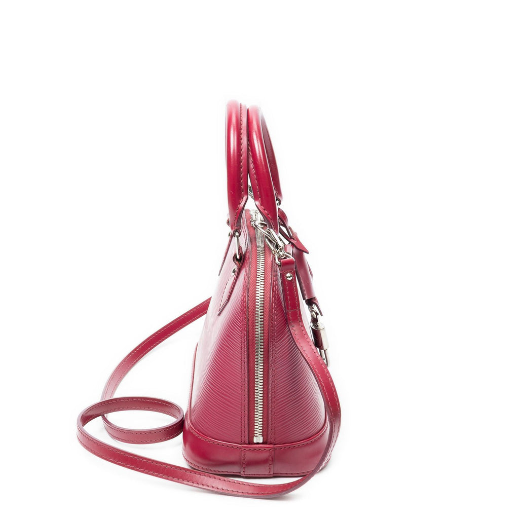 Louis Vuitton Alma Fuchsia Epi Handbag — view 4