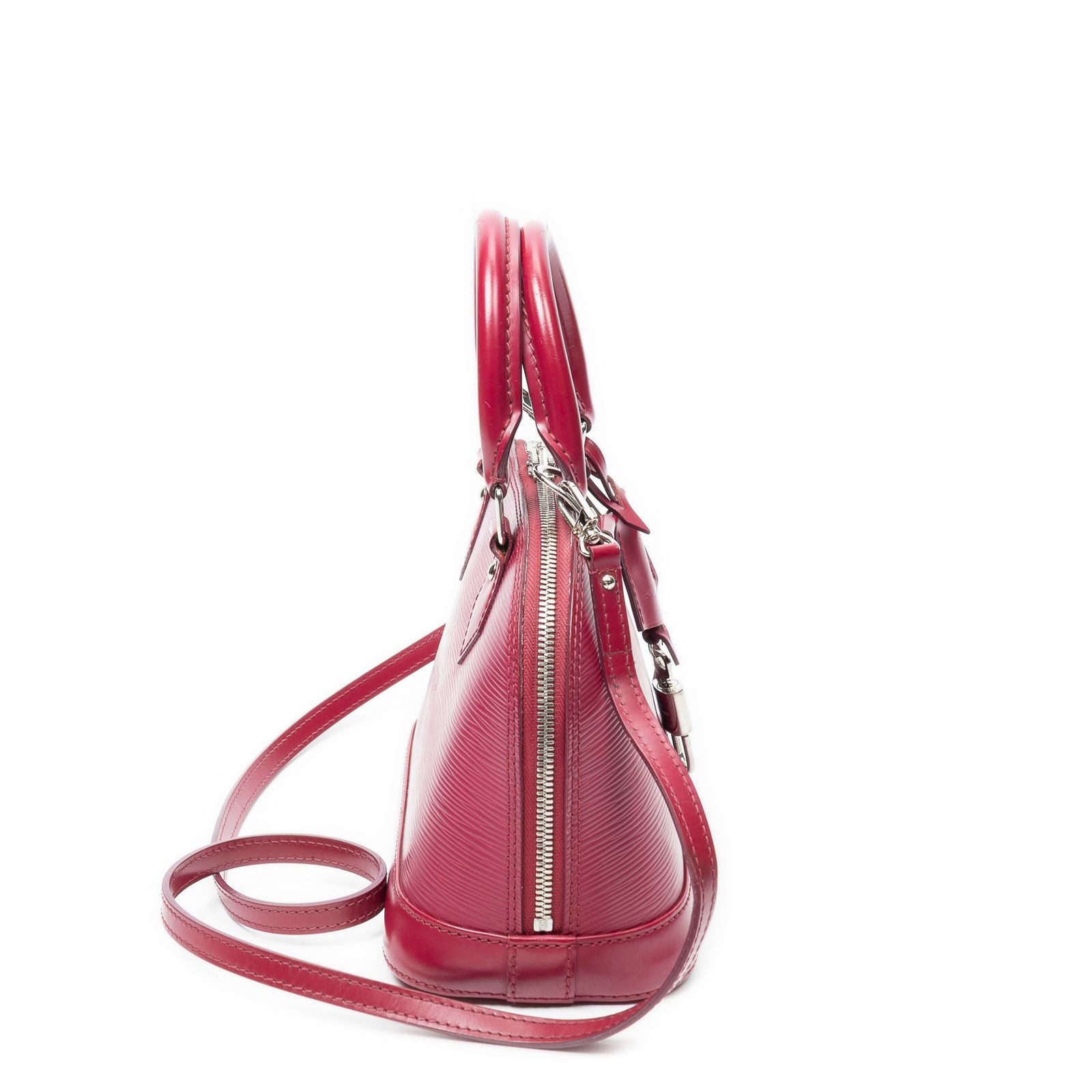 Louis Vuitton Alma Fuchsia Epi Handbag — view 4