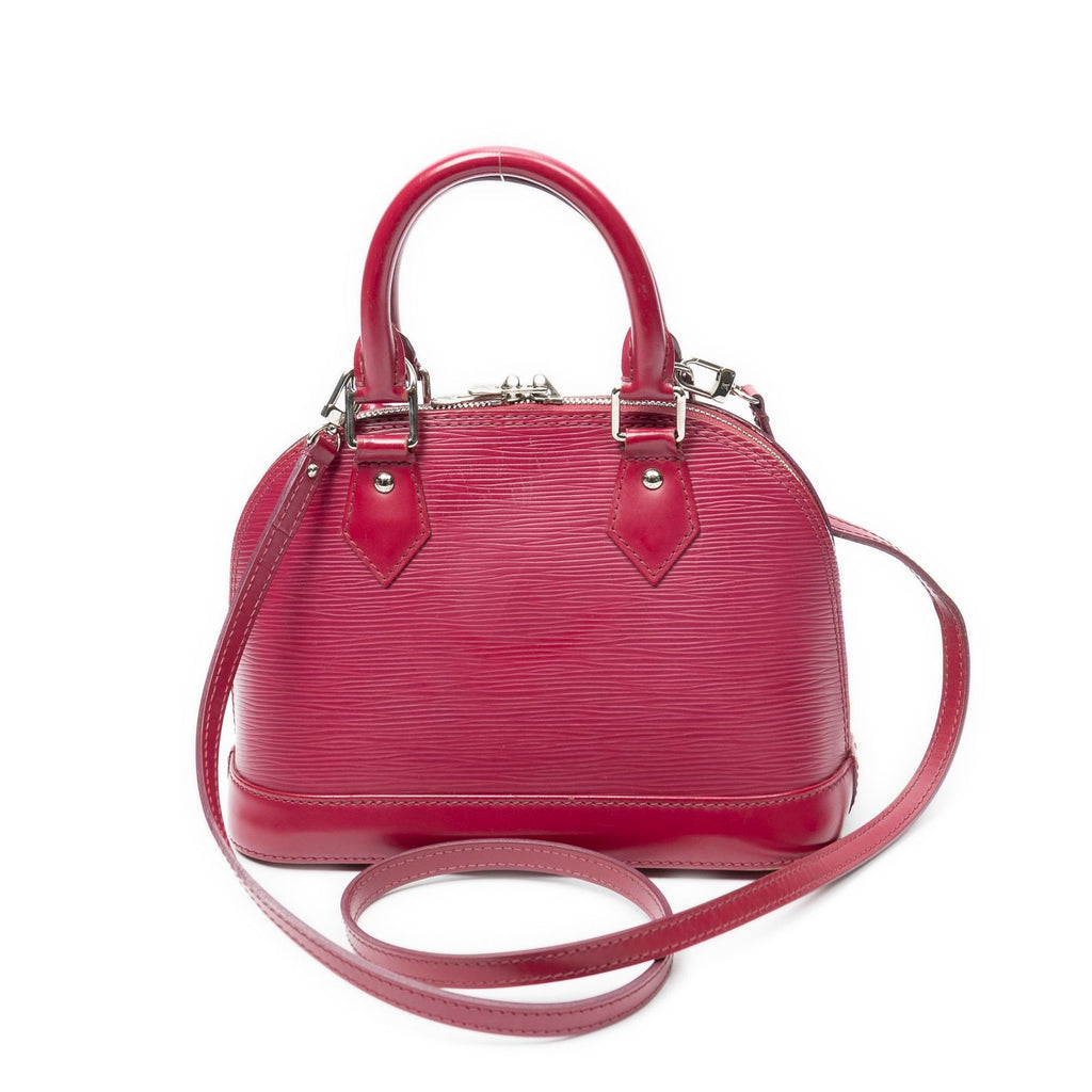 Louis Vuitton Alma Fuchsia Epi Handbag — view 5