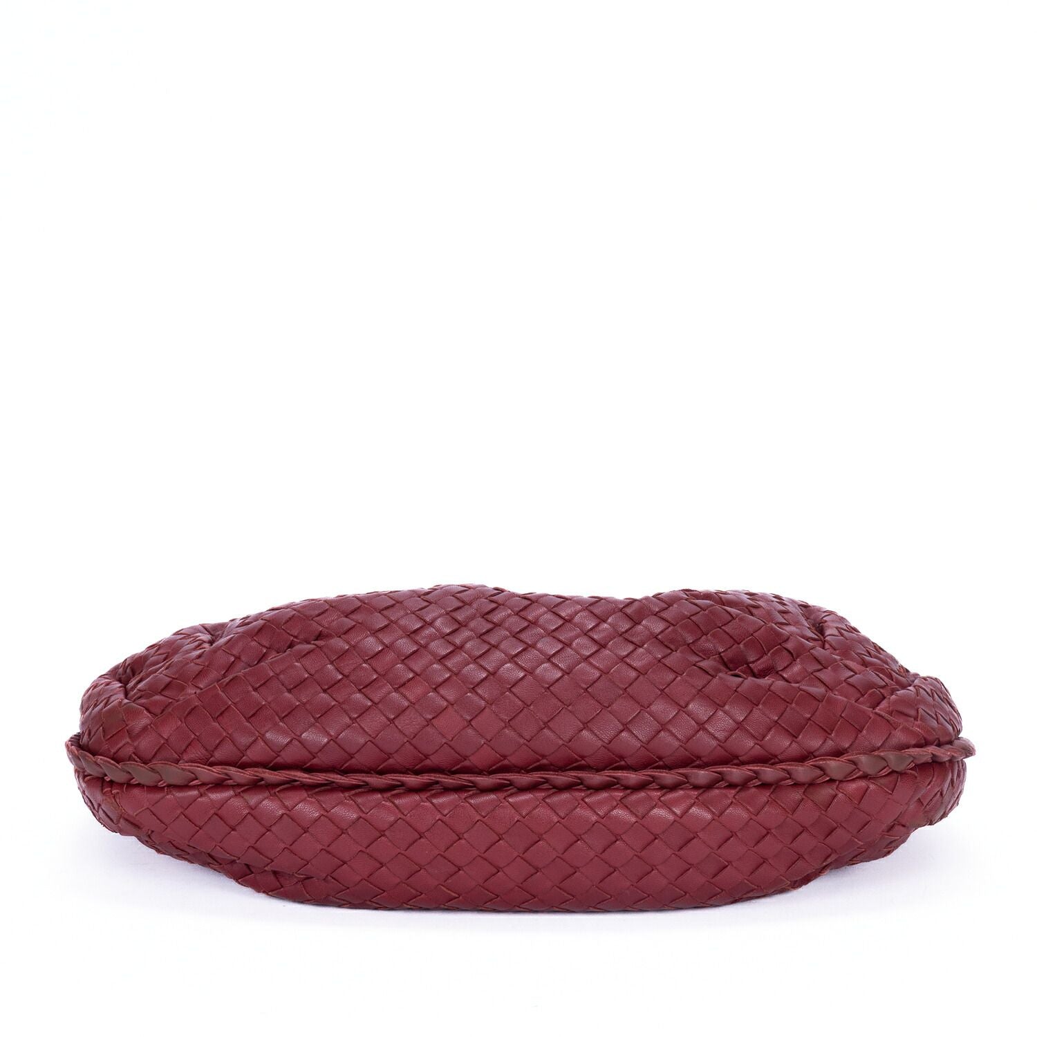 Bottega Veneta Gandhi Intreccia Leather Shoulder — view 6