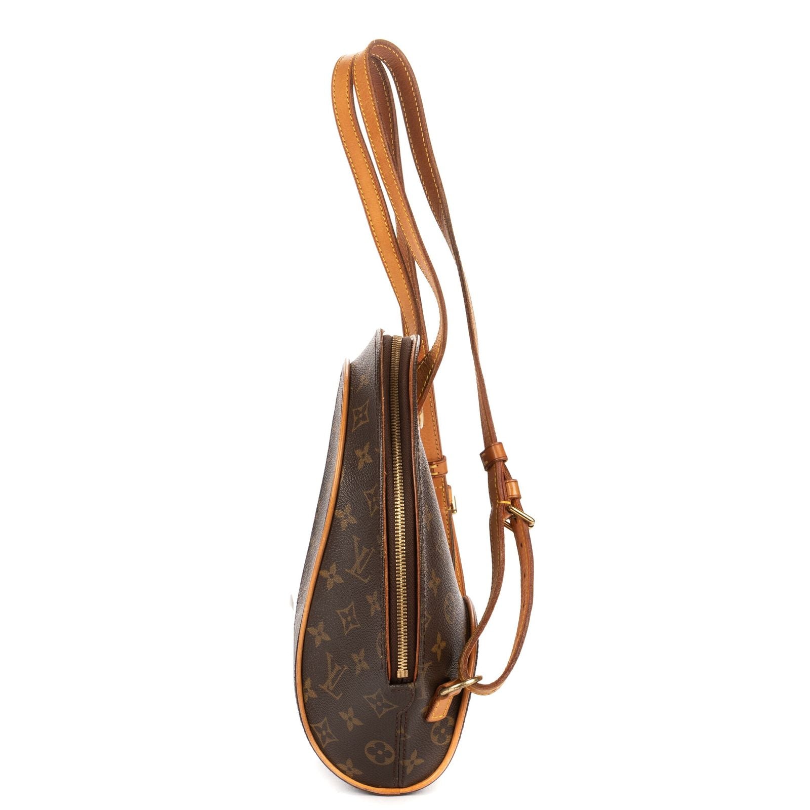 Louis Vuitton Ellipse Brown Monogram Canvas Handbag — view 3
