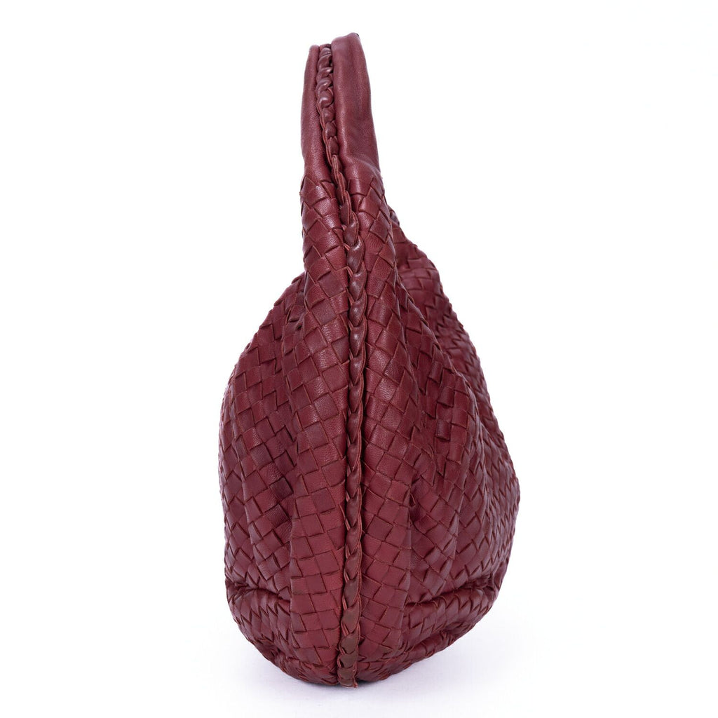 Bottega Veneta Gandhi Intreccia Leather Shoulder — view 4