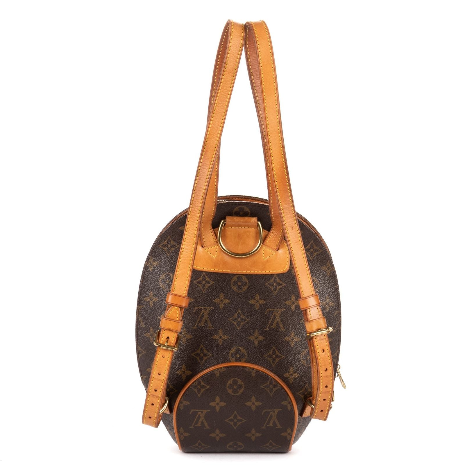 Louis Vuitton Ellipse Brown Monogram Canvas Handbag — view 5