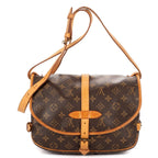 Louis Vuitton Saumur Brown Monogram Canvas — view 5