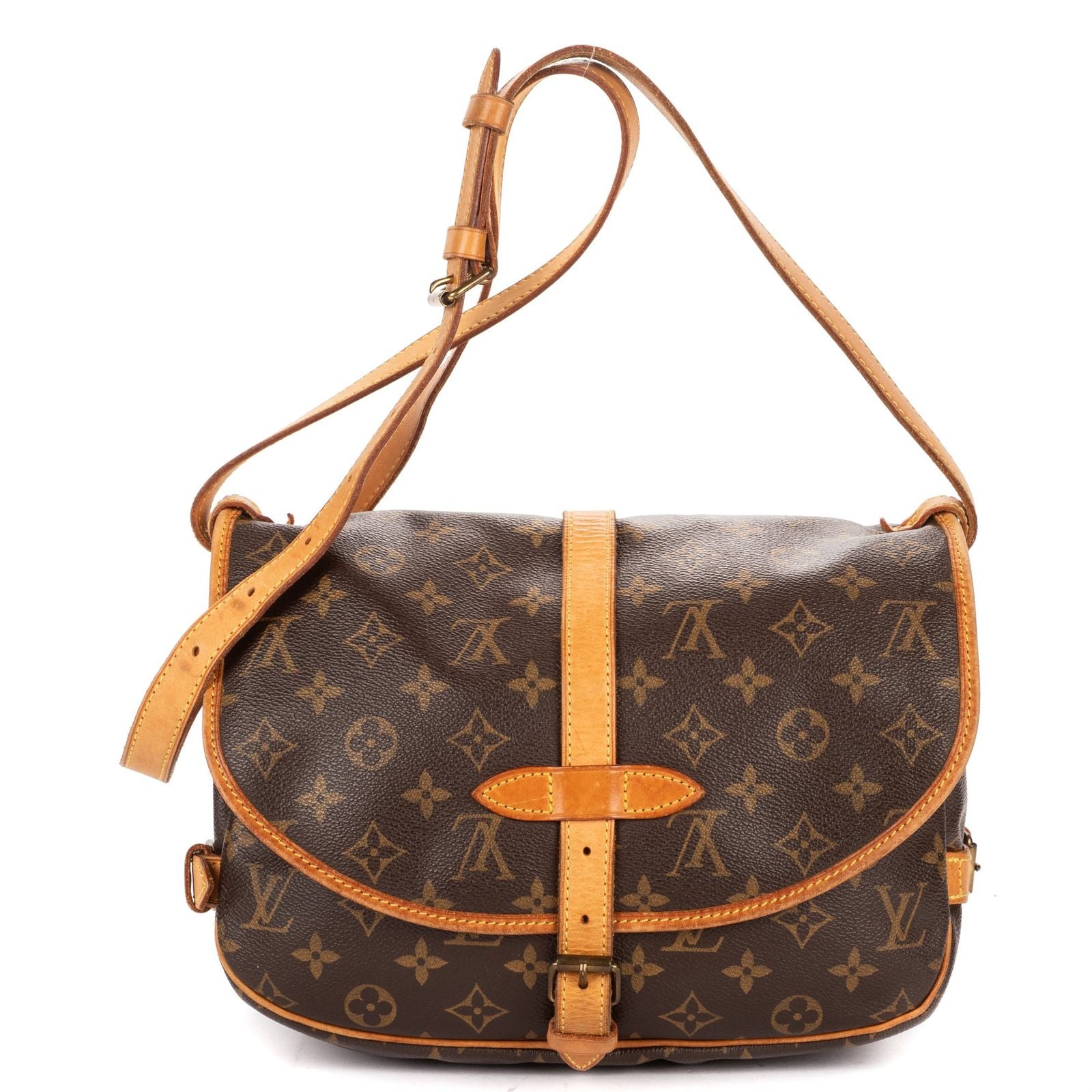 Louis Vuitton Saumur Brown Monogram Canvas — view 5