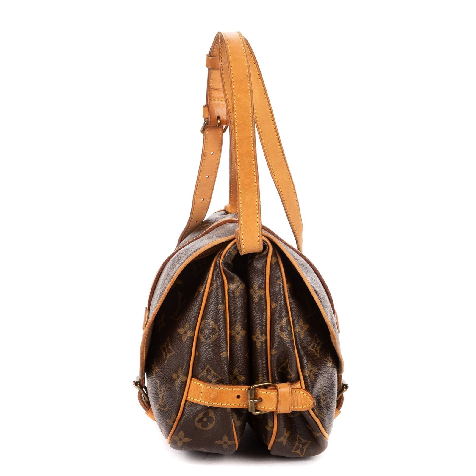 Louis Vuitton Saumur Brown Monogram Canvas — view 4
