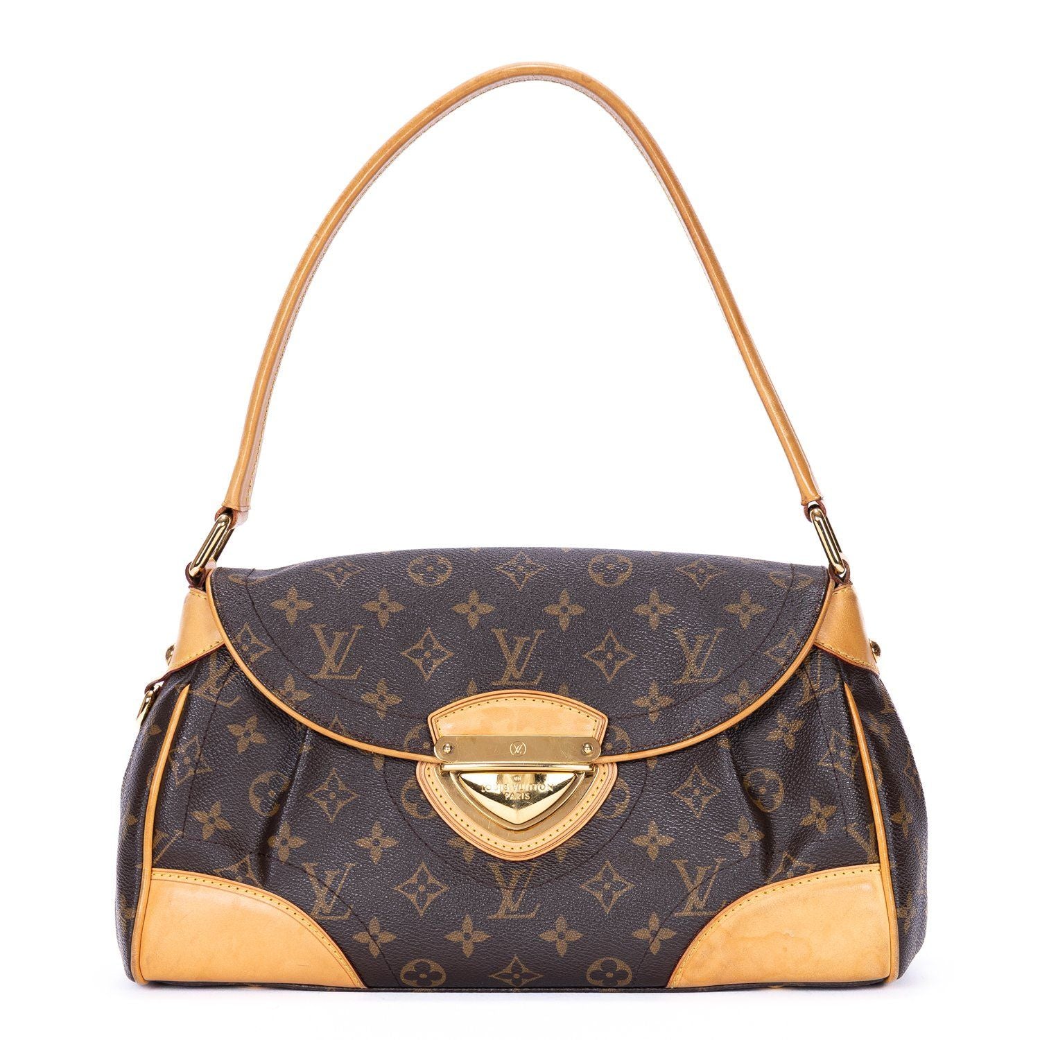 Louis Vuitton Beverly Brown Monogram Canvas Handbag
