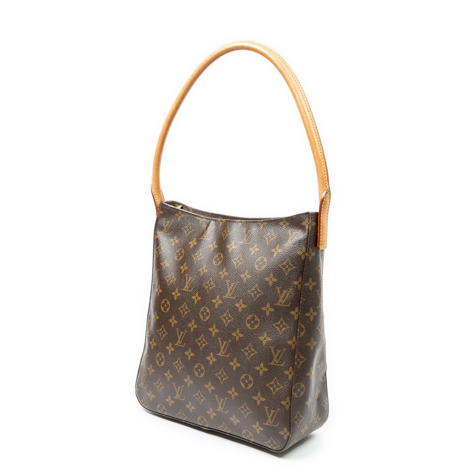 Louis Vuitton Looping Brown Monogram Canvas Shoulder — view 2