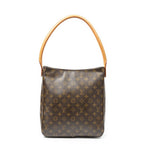 Louis Vuitton Looping Brown Monogram Canvas Shoulder