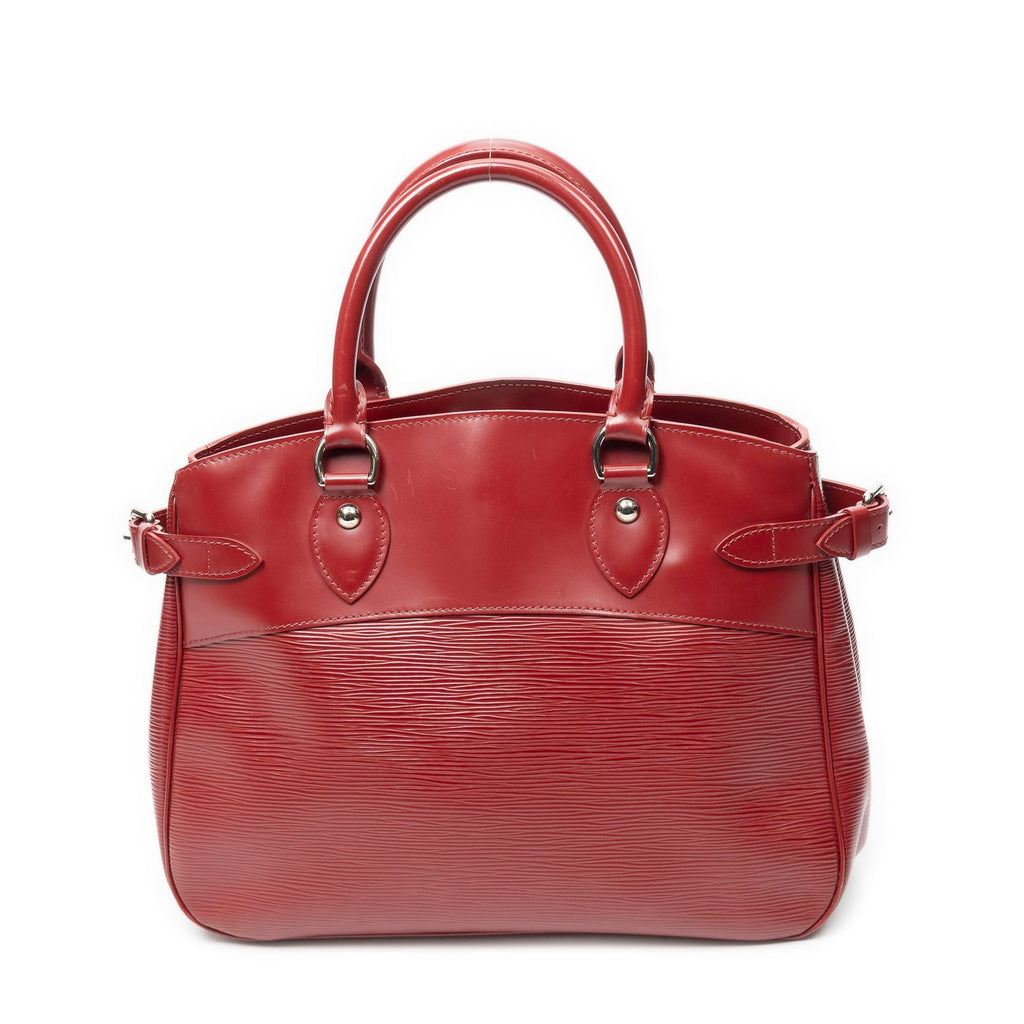 Louis Vuitton Passy Rouge Pomodoro Epi Handbag — view 5