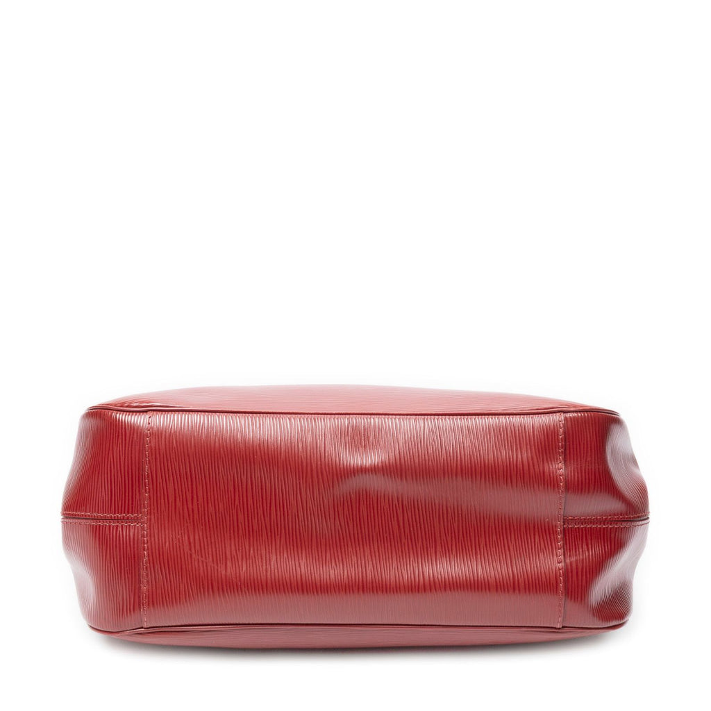 Louis Vuitton Passy Rouge Pomodoro Epi Handbag — view 6