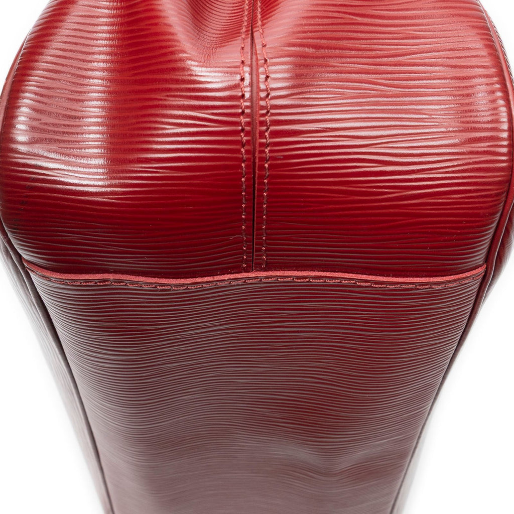 Louis Vuitton Passy Rouge Pomodoro Epi Handbag — view 8