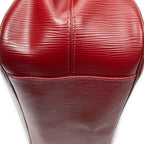Louis Vuitton Passy Rouge Pomodoro Epi Handbag — view 8