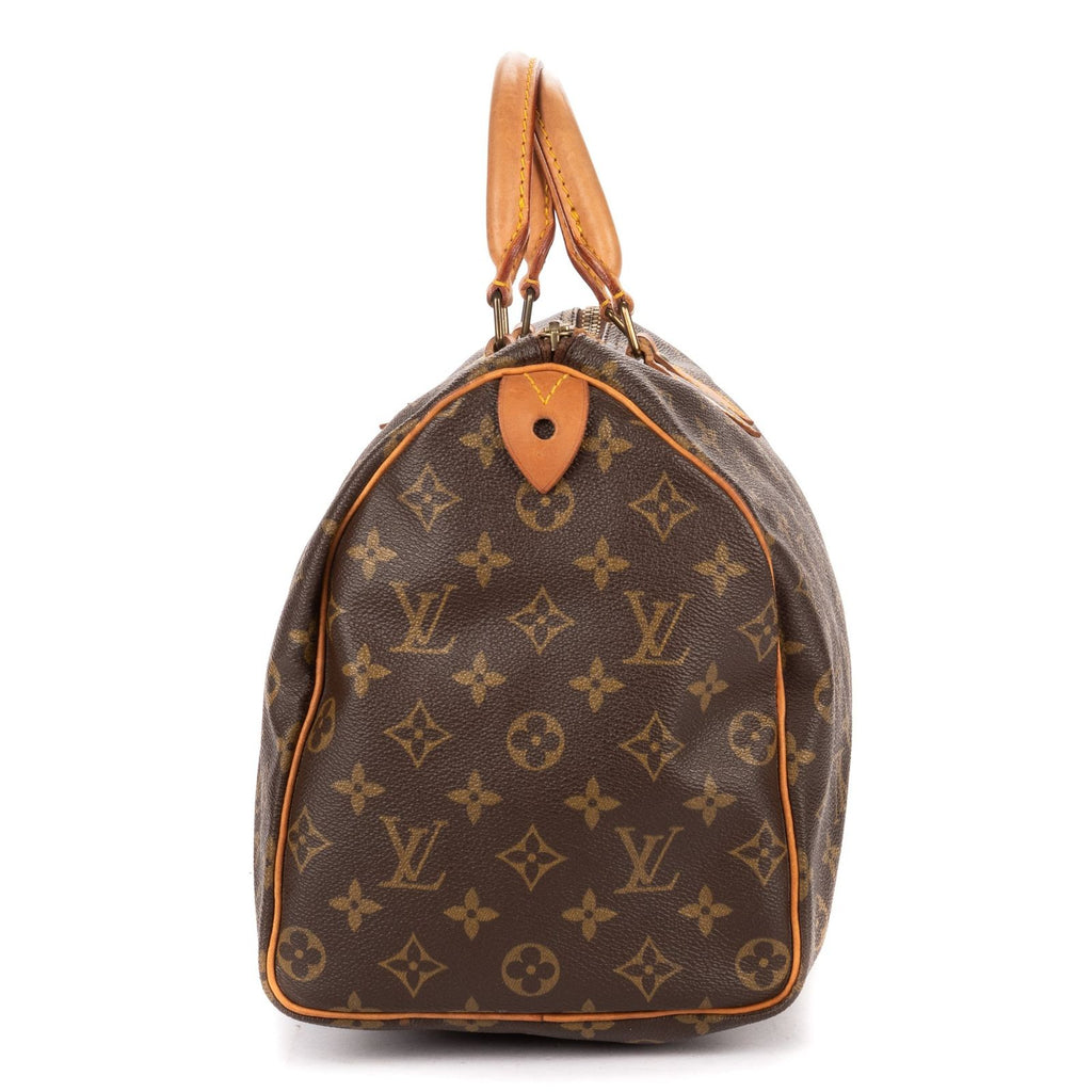 Louis Vuitton Speedy Brown Monogram Canvas Handbag — view 3