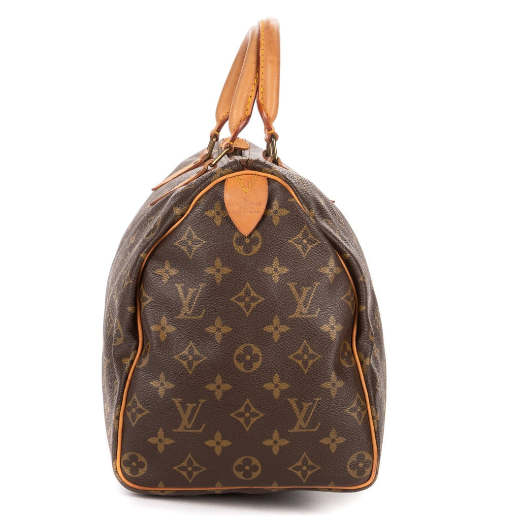 Louis Vuitton Speedy Brown Monogram Canvas Handbag — view 4