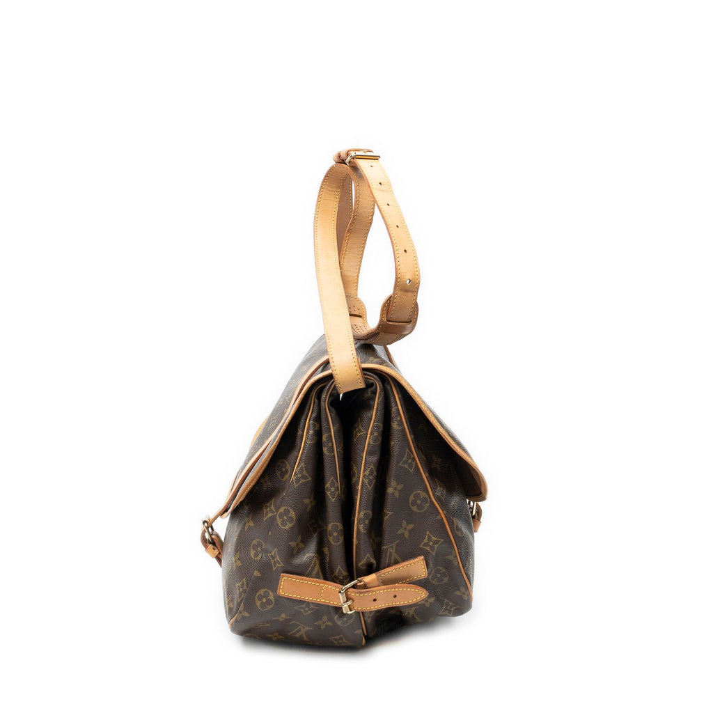 Louis Vuitton Saumur Brown Monogram Canvas — view 3