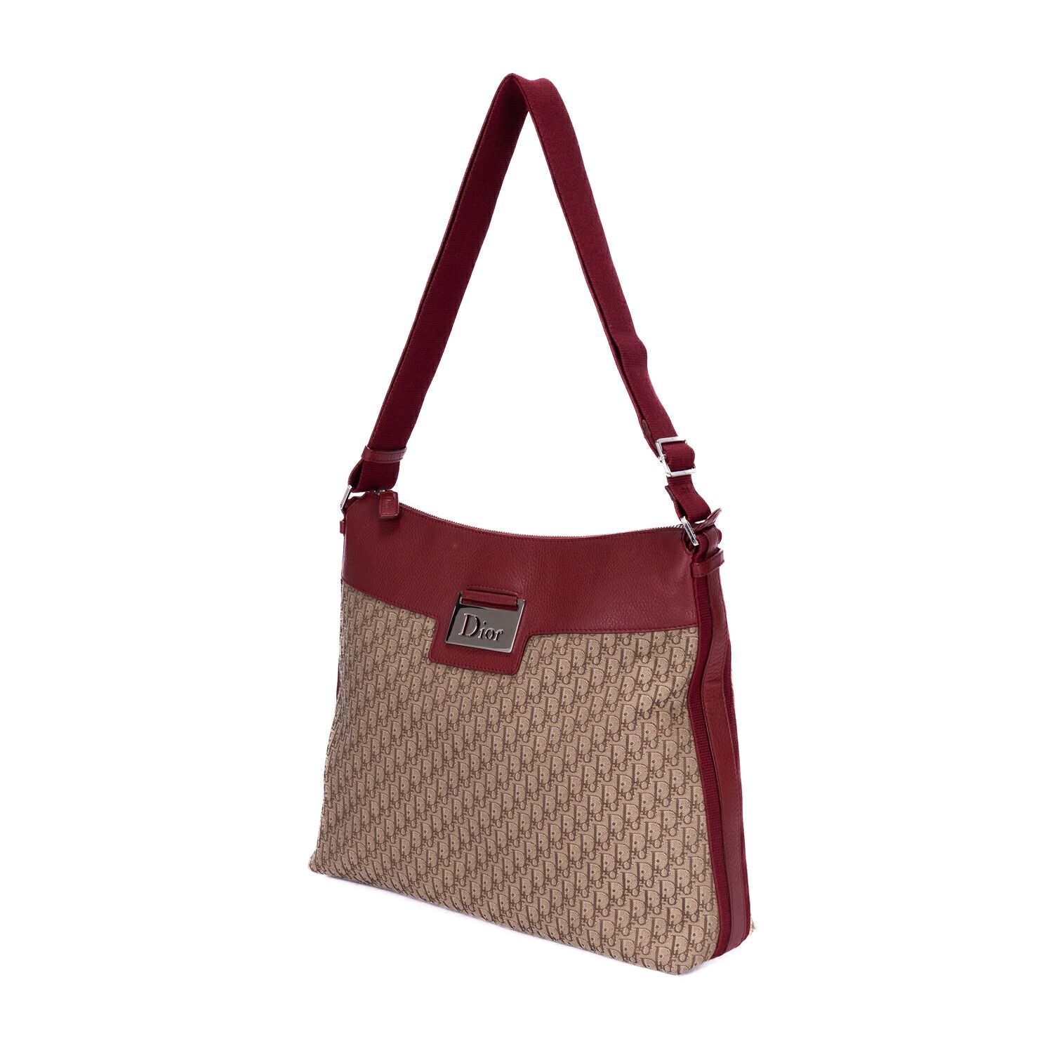 Dior Stoli Flap Messenger Beige Gandhi Trotter Canvas — view 2
