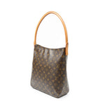 Louis Vuitton Looping Brown Monogram Canvas Shoulder — view 2