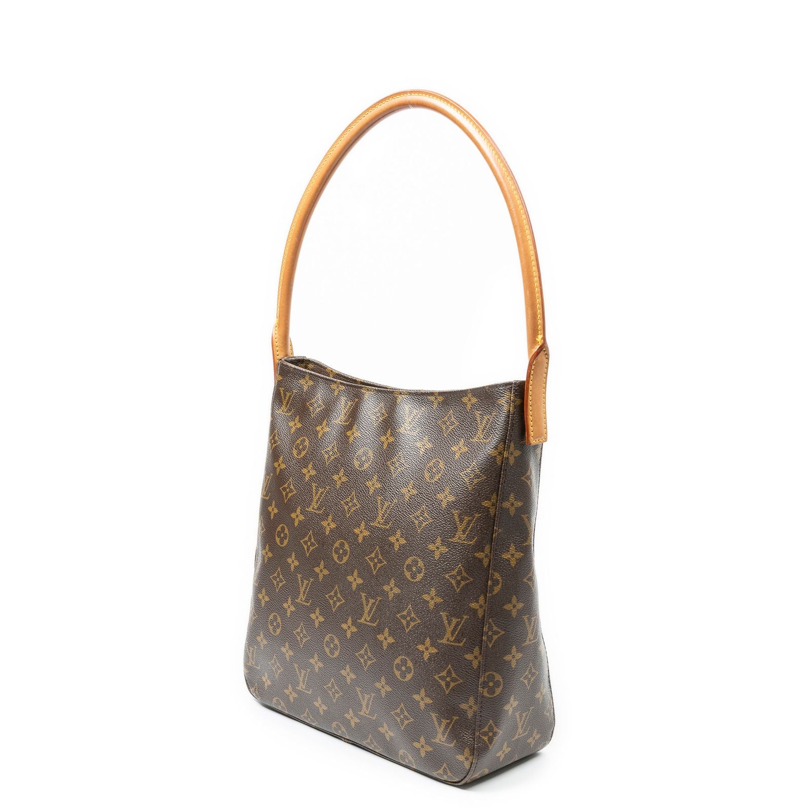 Louis Vuitton Looping Brown Monogram Canvas Shoulder — view 2