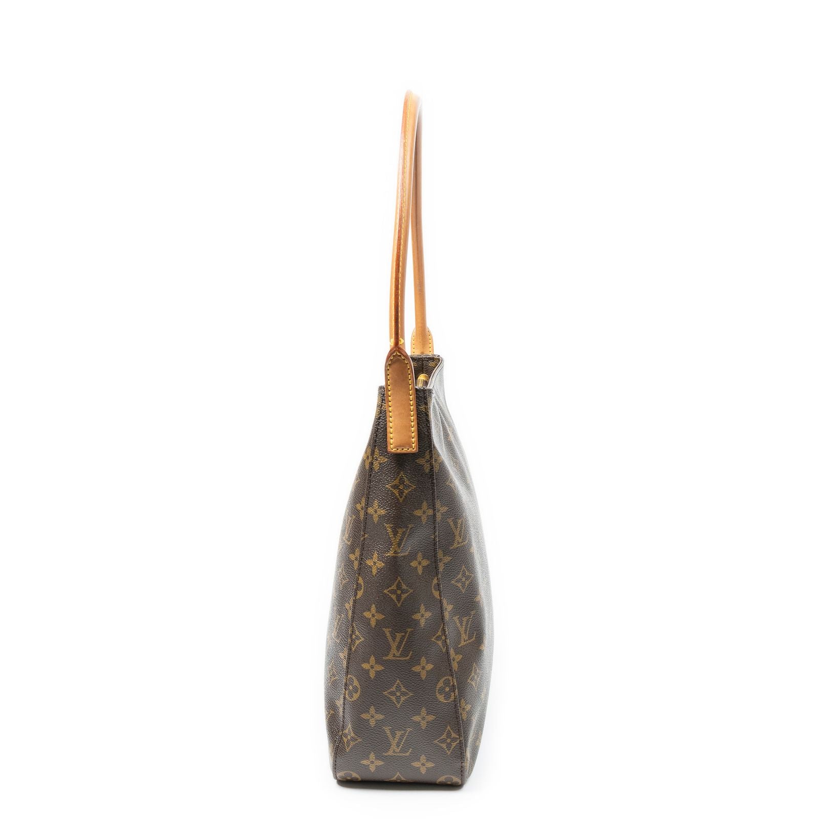 Louis Vuitton Looping Brown Monogram Canvas Shoulder — view 3