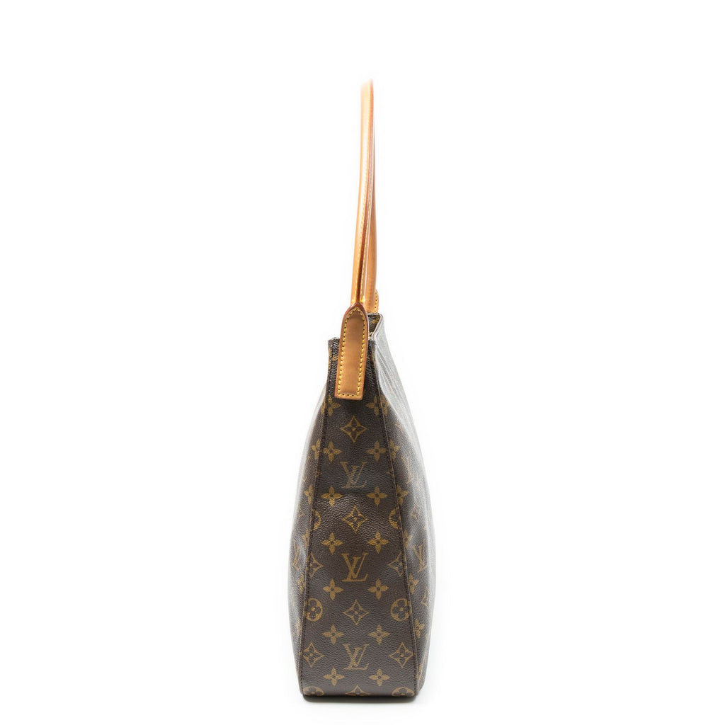Louis Vuitton Looping Brown Monogram Canvas Shoulder — view 4